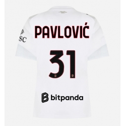 AC Milan Strahinja Pavlovic #31 Auswärtstrikot Frauen 2026-27 Kurzarm