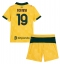 AC Milan Youssouf Fofana #19 3rd trikot Kinder 2025-26 Kurzarm (+ kurze hosen)