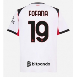 AC Milan Youssouf Fofana #19 Auswärtstrikot 2025-26 Kurzarm