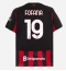 AC Milan Youssouf Fofana #19 Heimtrikot 2025-26 Kurzarm