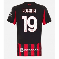 AC Milan Youssouf Fofana #19 Heimtrikot Frauen 2025-26 Kurzarm