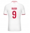 AS Monaco Folarin Balogun #9 Heimtrikot 2024-25 Kurzarm