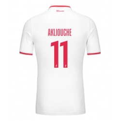 AS Monaco Maghnes Akliouche #11 Heimtrikot 2024-25 Kurzarm
