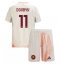 AS Roma Artem Dovbyk #11 Auswärtstrikot Kinder 2024-25 Kurzarm (+ kurze hosen)