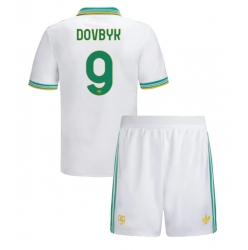 AS Roma Artem Dovbyk #9 3rd trikot Kinder 2025-26 Kurzarm (+ kurze hosen)