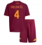 AS Roma Bryan Cristante #4 Heimtrikot Kinder 2025-26 Kurzarm (+ kurze hosen)