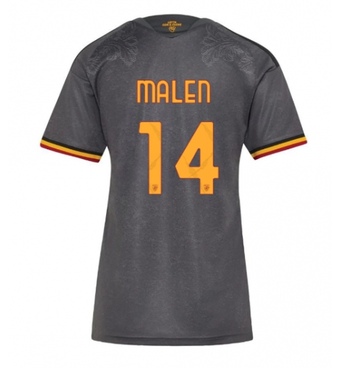 AS Roma Donyell Malen #14 3rd trikot Frauen 2026-27 Kurzarm AS Roma Donyell Malen #14 3rd trikot Frauen 2026-27 Kurzarm
