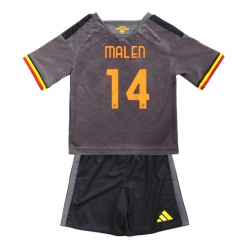 AS Roma Donyell Malen #14 3rd trikot Kinder 2026-27 Kurzarm (+ kurze hosen)