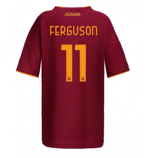 AS Roma Evan Ferguson #11 Heimtrikot Frauen 2025-26 Kurzarm AS Roma Evan Ferguson #11 Heimtrikot Frauen 2025-26 Kurzarm