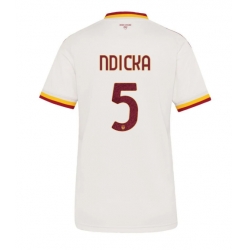 AS Roma Evan Ndicka #5 Auswärtstrikot Frauen 2026-27 Kurzarm