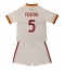 AS Roma Evan Ndicka #5 Auswärtstrikot Kinder 2026-27 Kurzarm (+ kurze hosen)