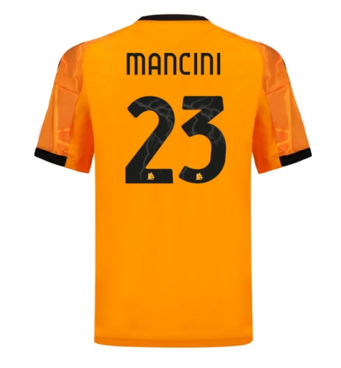 AS Roma Gianluca Mancini #23 Auswärtstrikot 2025-26 Kurzarm AS Roma Gianluca Mancini #23 Auswärtstrikot 2025-26 Kurzarm