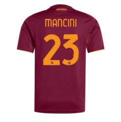 AS Roma Gianluca Mancini #23 Heimtrikot 2025-26 Kurzarm