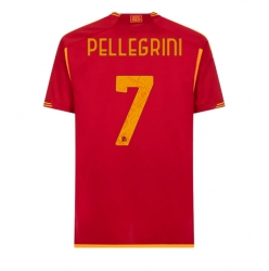 AS Roma Lorenzo Pellegrini #7 Heimtrikot 2023-24 Kurzarm