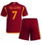 AS Roma Lorenzo Pellegrini #7 Heimtrikot Kinder 2023-24 Kurzarm (+ kurze hosen)