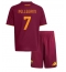 AS Roma Lorenzo Pellegrini #7 Heimtrikot Kinder 2025-26 Kurzarm (+ kurze hosen)