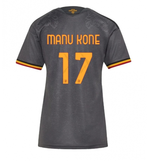 AS Roma Manu Kone #17 3rd trikot Frauen 2026-27 Kurzarm AS Roma Manu Kone #17 3rd trikot Frauen 2026-27 Kurzarm
