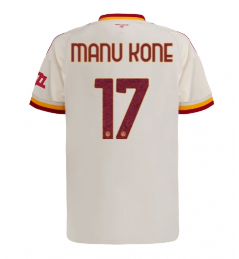 AS Roma Manu Kone #17 Auswärtstrikot 2026-27 Kurzarm AS Roma Manu Kone #17 Auswärtstrikot 2026-27 Kurzarm