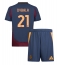 AS Roma Paulo Dybala #21 3rd trikot Kinder 2024-25 Kurzarm (+ kurze hosen)