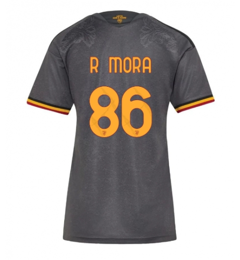 AS Roma Rodrigo Mora #86 3rd trikot Frauen 2026-27 Kurzarm AS Roma Rodrigo Mora #86 3rd trikot Frauen 2026-27 Kurzarm