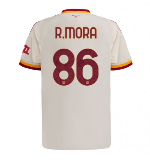 AS Roma Rodrigo Mora #86 Auswärtstrikot 2026-27 Kurzarm AS Roma Rodrigo Mora #86 Auswärtstrikot 2026-27 Kurzarm