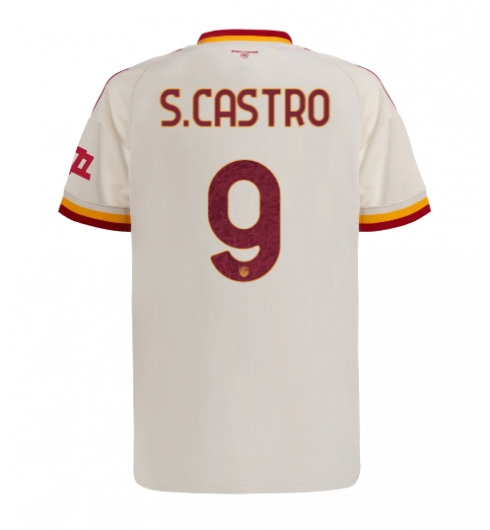 AS Roma Santiago Castro #9 Auswärtstrikot 2026-27 Kurzarm AS Roma Santiago Castro #9 Auswärtstrikot 2026-27 Kurzarm