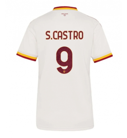 AS Roma Santiago Castro #9 Auswärtstrikot Frauen 2026-27 Kurzarm AS Roma Santiago Castro #9 Auswärtstrikot Frauen 2026-27 Kurzarm