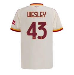 AS Roma Wesley Franca #43 Auswärtstrikot 2026-27 Kurzarm