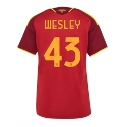 AS Roma Wesley Franca #43 Heimtrikot Frauen 2026-27 Kurzarm