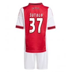 Ajax Josip Sutalo #37 Heimtrikot Kinder 2025-26 Kurzarm (+ kurze hosen)