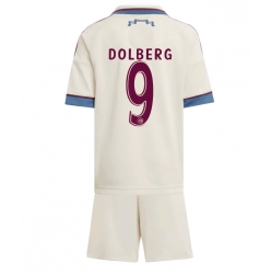 Ajax Kasper Dolberg #9 3rd trikot Kinder 2025-26 Kurzarm (+ kurze hosen)