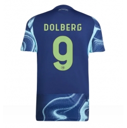 Ajax Kasper Dolberg #9 Auswärtstrikot 2025-26 Kurzarm