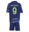 Ajax Kasper Dolberg #9 Auswärtstrikot Kinder 2025-26 Kurzarm (+ kurze hosen)