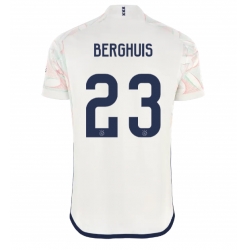 Ajax Steven Berghuis #23 Auswärtstrikot 2023-24 Kurzarm