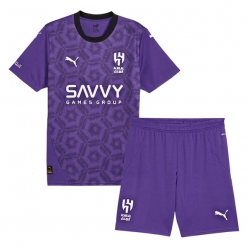 Al-Hilal 3rd trikot Kinder 2024-25 Kurzarm (+ kurze hosen)
