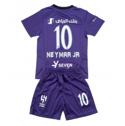 Al-Hilal Neymar Jr #10 3rd trikot Kinder 2024-25 Kurzarm (+ kurze hosen)