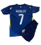 Al-Nassr Cristiano Ronaldo #7 Auswärtstrikot Kinder 2024-25 Kurzarm (+ kurze hosen)