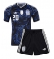 Argentinien Alexis Mac Allister #20 Auswärtstrikot Kinder WM 2026 Kurzarm (+ kurze hosen)