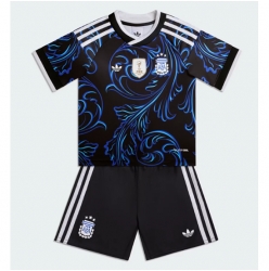 Argentinien Auswärtstrikot Kinder WM 2026 Kurzarm (+ kurze hosen)