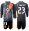 Argentinien Emiliano Martinez #23 Torwart Heimtrikot Kinder Copa America 2024 Langarm (+ kurze hosen)