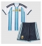 Argentinien Heimtrikot Kinder WM 2026 Kurzarm (+ kurze hosen)