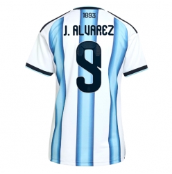 Argentinien Julian Alvarez #9 Heimtrikot Frauen WM 2026 Kurzarm
