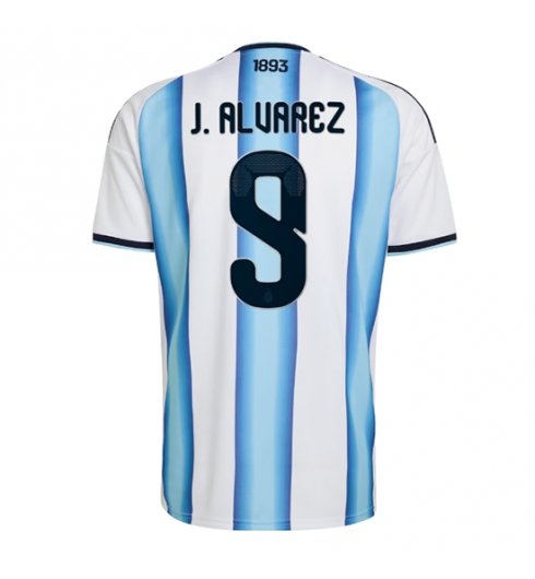 Argentinien Julian Alvarez #9 Heimtrikot WM 2026 Kurzarm Argentinien Julian Alvarez #9 Heimtrikot WM 2026 Kurzarm