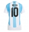 Argentinien Lionel Messi #10 Heimtrikot Frauen Copa America 2024 Kurzarm