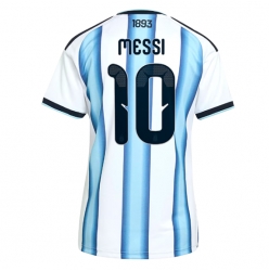 Argentinien Lionel Messi #10 Heimtrikot Frauen WM 2026 Kurzarm