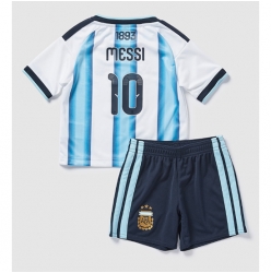 Argentinien Lionel Messi #10 Heimtrikot Kinder WM 2026 Kurzarm (+ kurze hosen)