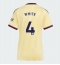 Arsenal Ben White #4 3rd trikot Frauen 2026-27 Kurzarm Arsenal Ben White #4 3rd trikot Frauen 2026-27 Kurzarm