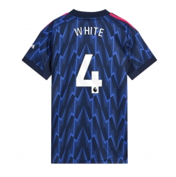 Arsenal Ben White #4 Auswärtstrikot Frauen 2025-26 Kurzarm