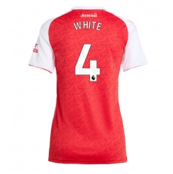 Arsenal Ben White #4 Heimtrikot Frauen 2025-26 Kurzarm