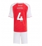 Arsenal Ben White #4 Heimtrikot Kinder 2025-26 Kurzarm (+ kurze hosen)